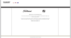 Desktop Screenshot of acushnetgolf.com